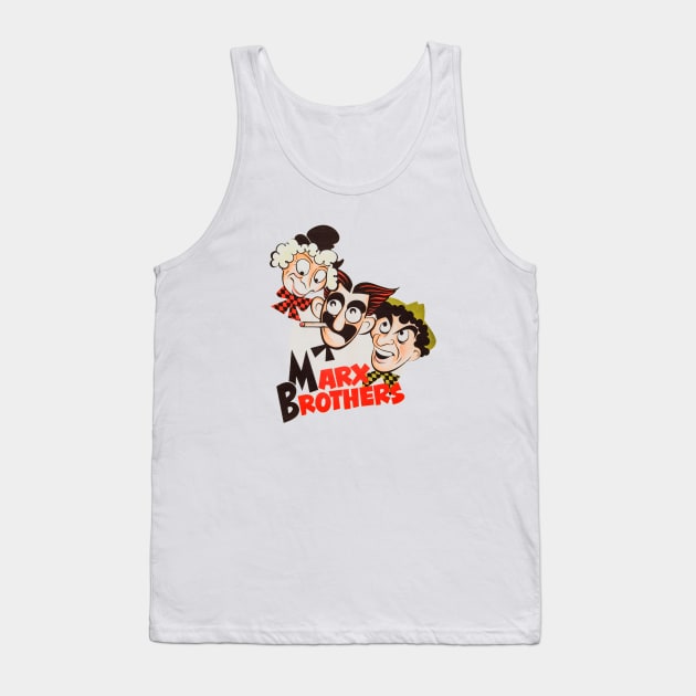 Mod.2 Groucho Chico Harpo Marx Brothers Tank Top by parashop